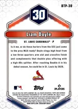 Back of Liam Doyle
