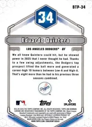 Eduardo Quintero Rückseite