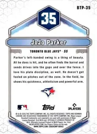 Verso de JoJo Parker