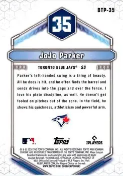 Back of JoJo Parker