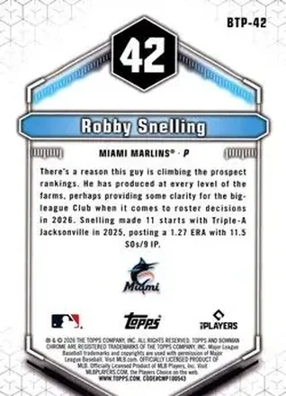 Robby Snelling Rückseite