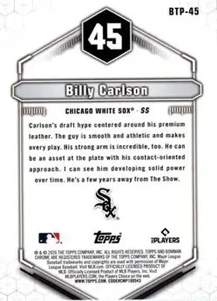 Billy Carlson 背面