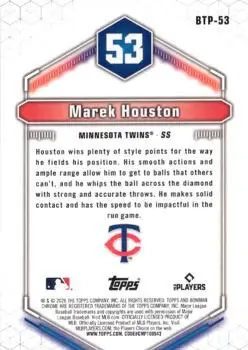 Back of Marek Houston