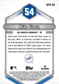 Back of Mike Sirota
