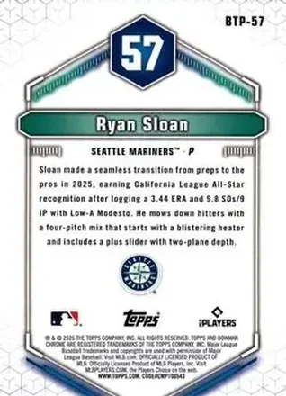 Reverso de Ryan Sloan