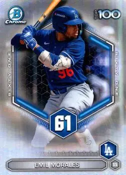 2026 Bowman #BTP-61 Bowman Scouts' Top 100 Emil Morales