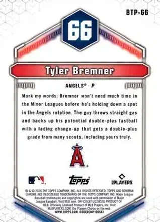 Verso de Tyler Bremner