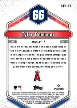 Back of Tyler Bremner