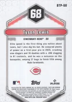 Back of Tyson Lewis