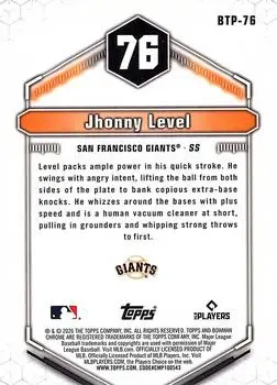 Back of Jhonny Level