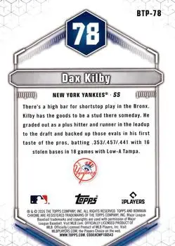 Back of Dax Kilby
