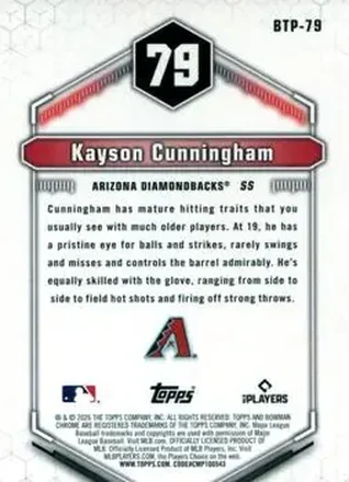 Kayson Cunningham back