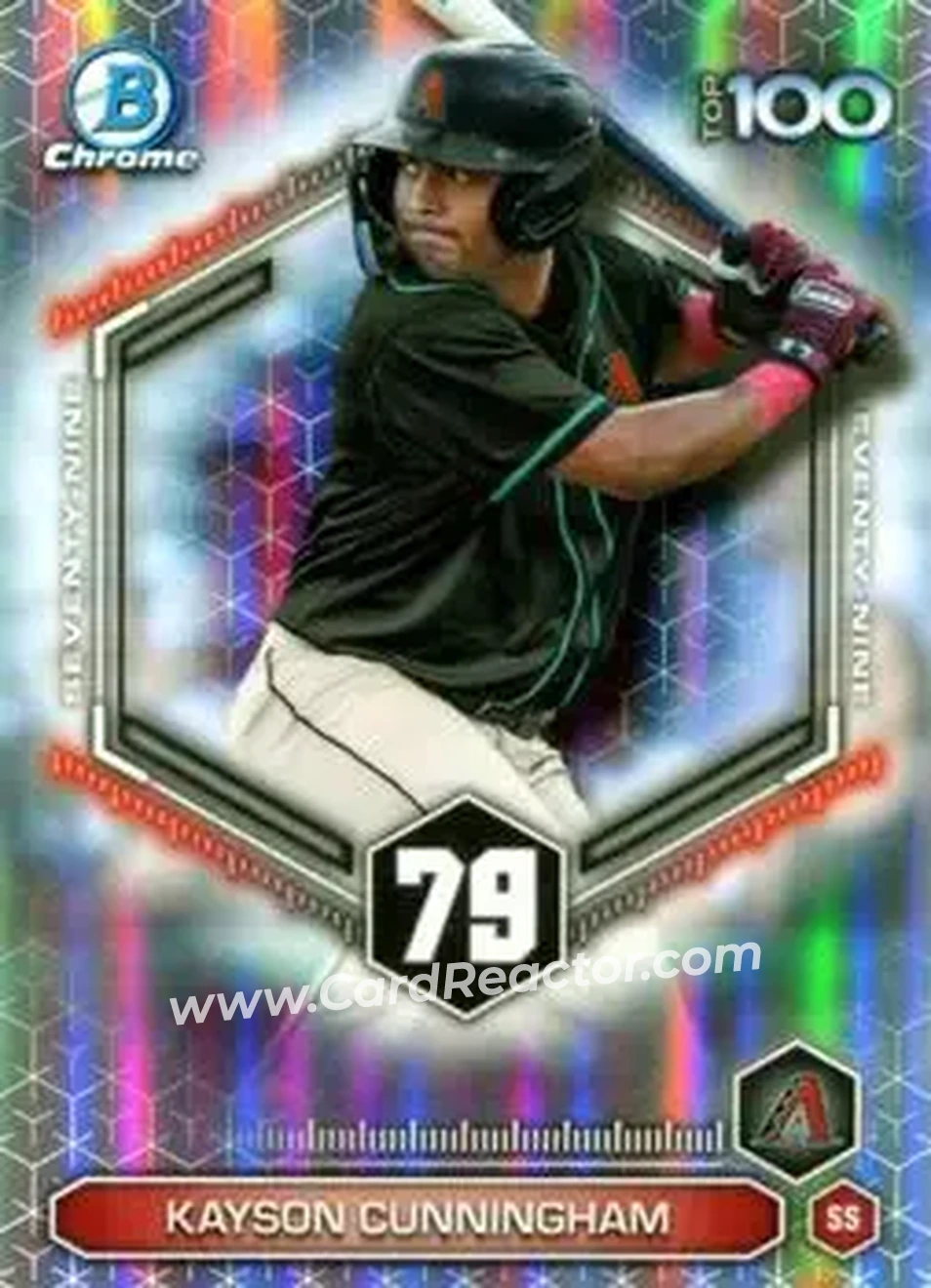 Enlarged card image