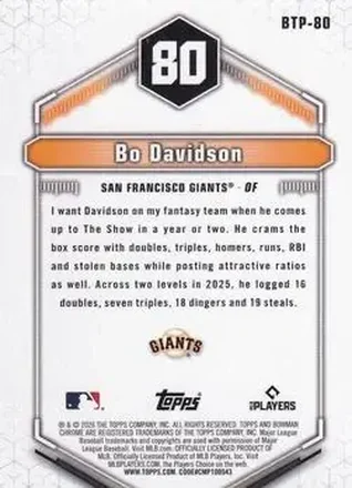 Reverso de Bo Davidson