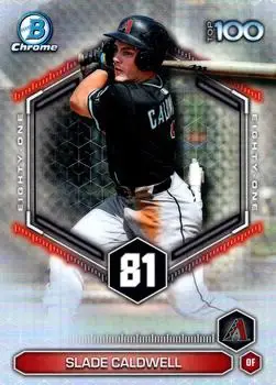 2026 Bowman #BTP-81 Bowman Scouts' Top 100 Slade Caldwell