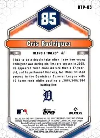 Retro di Cris Rodriguez