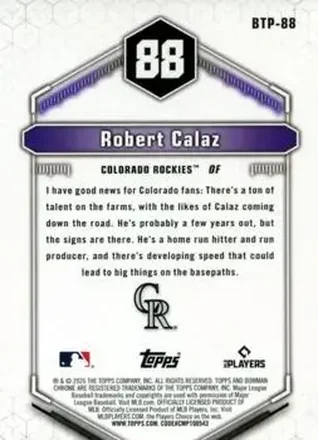 Robert Calaz Rückseite