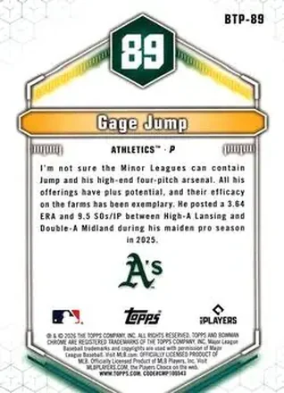 Retro di Gage Jump