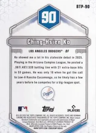 Verso de Ching-Hsien Ko