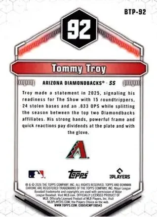 Verso de Tommy Troy