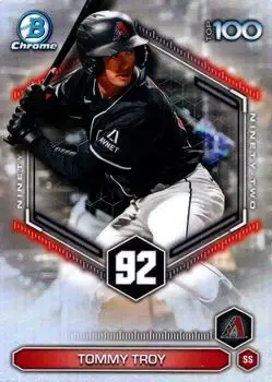 2026 Bowman #BTP-92 Bowman Scouts' Top 100 Tommy Troy