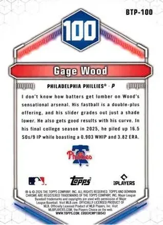 Gage Wood back