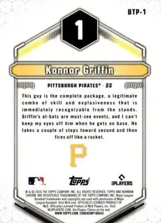 Verso de Konnor Griffin