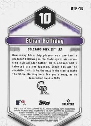 Retro di Ethan Holliday