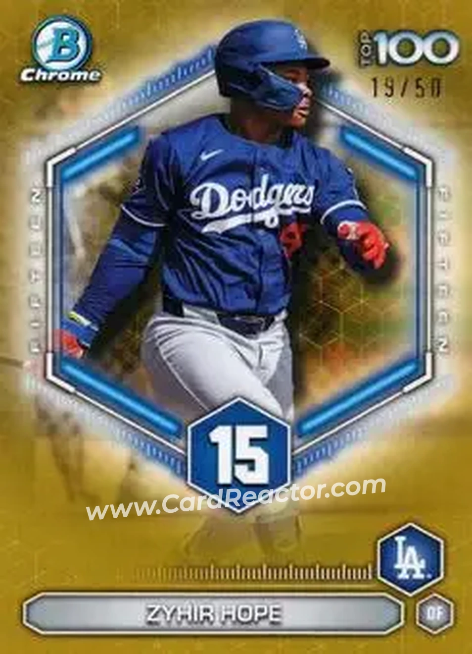 Enlarged card image