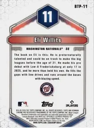 Eli Willits Rückseite