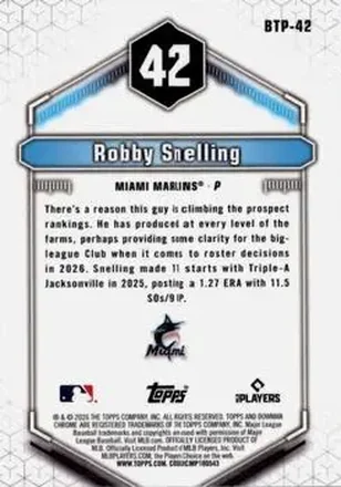 Robby Snelling Rückseite