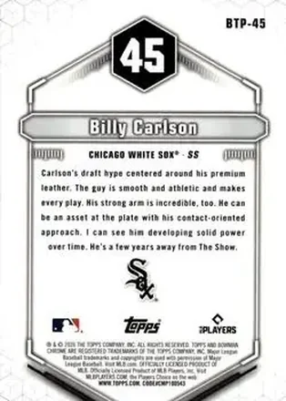 Billy Carlson Rückseite