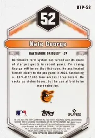 Nate George 뒷면