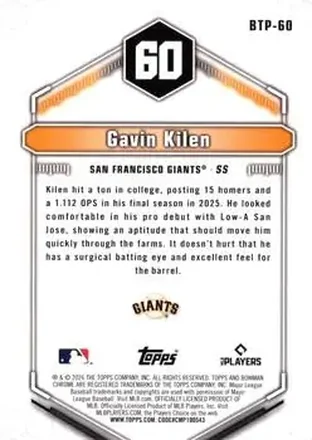 Gavin Kilen Rückseite