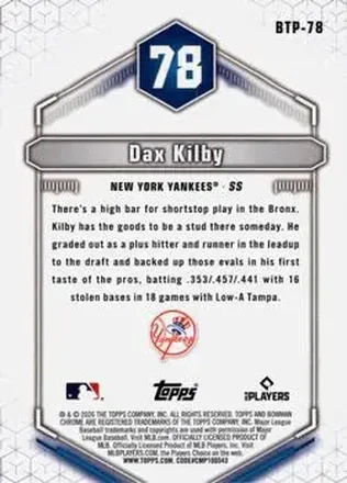 Dax Kilby 背面