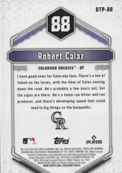 Back of Robert Calaz