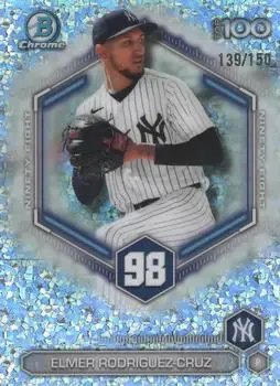 2026 Bowman #BTP-98 Bowman Scouts' Top 100 Mini-Diamond Refractors Elmer Rodriguez-Cruz