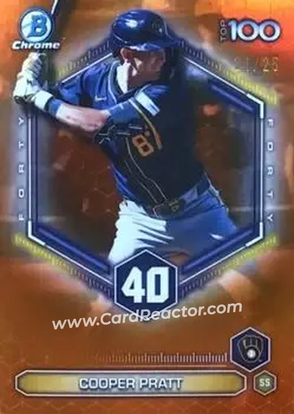 Enlarged card image