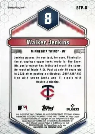 Tył: Walker Jenkins