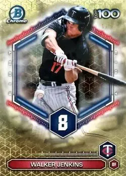2026 Bowman #BTP-8 Bowman Scouts' Top 100 SuperFractors Walker Jenkins
