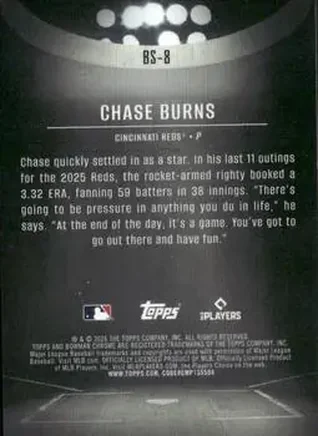 Chase Burns back