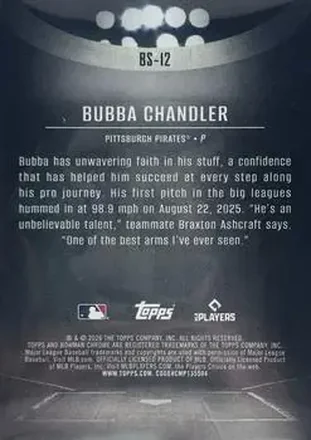 Retro di Bubba Chandler