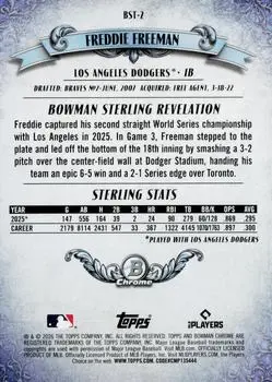Back of Freddie Freeman