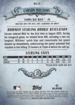 Carson Williams Rückseite