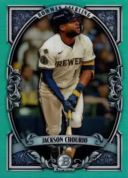 2026 Bowman #BST-1 Bowman Sterling Aqua Refractor Jackson Chourio