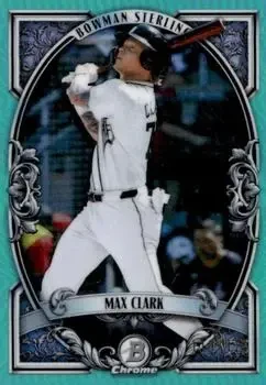 2026 Bowman #BST-5 Bowman Sterling Aqua Refractor Max Clark