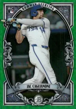 2026 Bowman #BST-14 Bowman Sterling Green Refractors Jac Caglianone