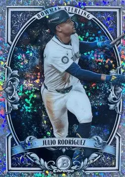 2026 Bowman #BST-3 Bowman Sterling Mini Diamond Refractors Julio Rodríguez