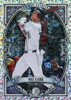 2026 Bowman #BST-5 Bowman Sterling Mini Diamond Refractors Max Clark