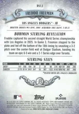 Freddie Freeman back